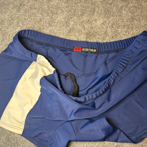 Go Softwear Men’s Swim Trunks – Blue/White – Fits M/L - Picture 3 of 8